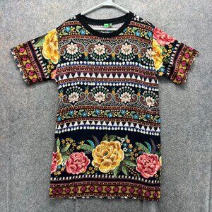 FARM Rio Black Graphic Short Sleeve T-Shirt